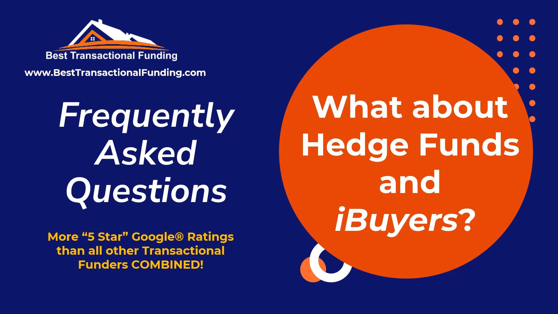 Hedge funds and iBuyers