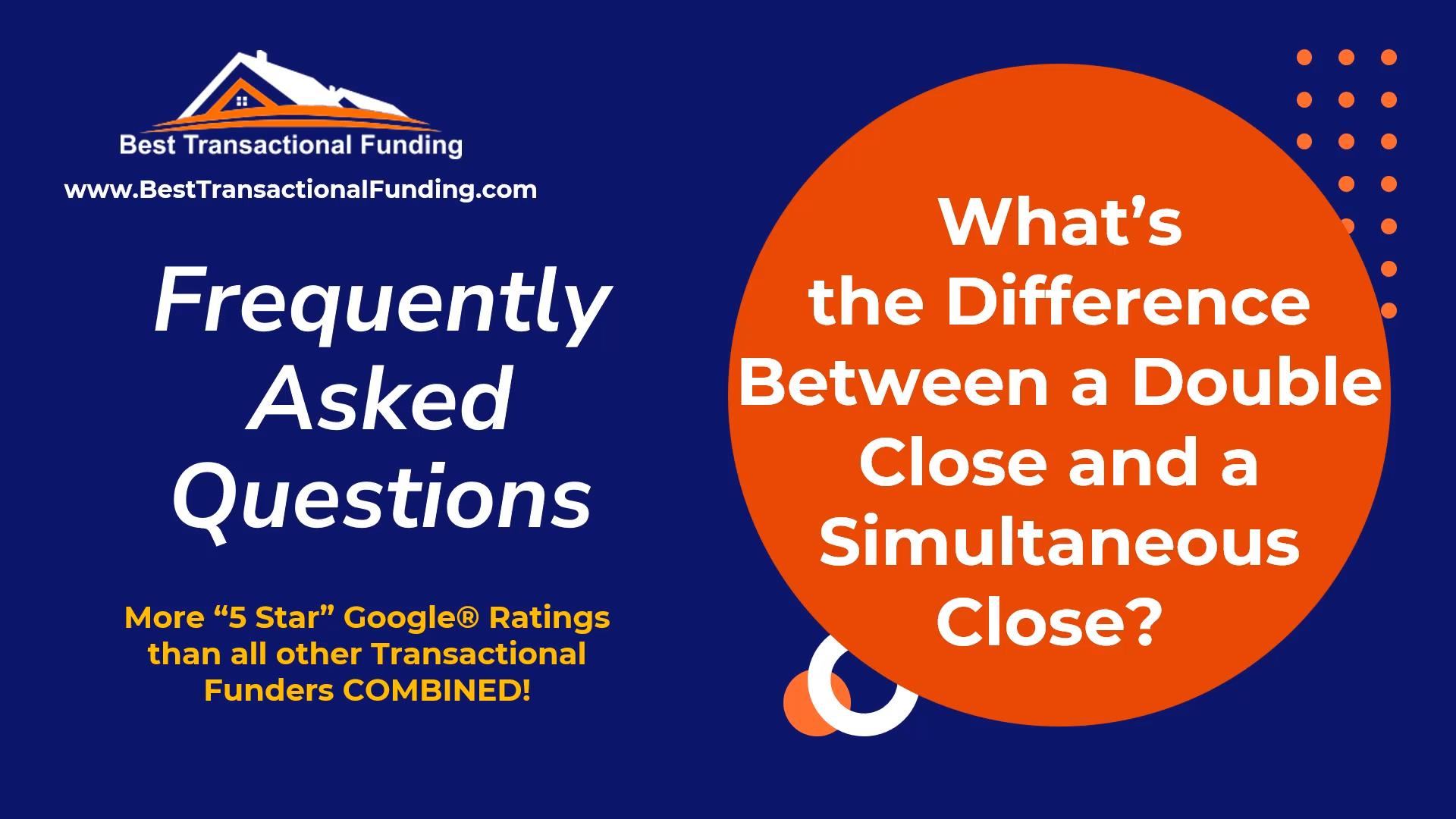 Confused about the differences between a double close and a simultaneous close? Here's some help to decode them.